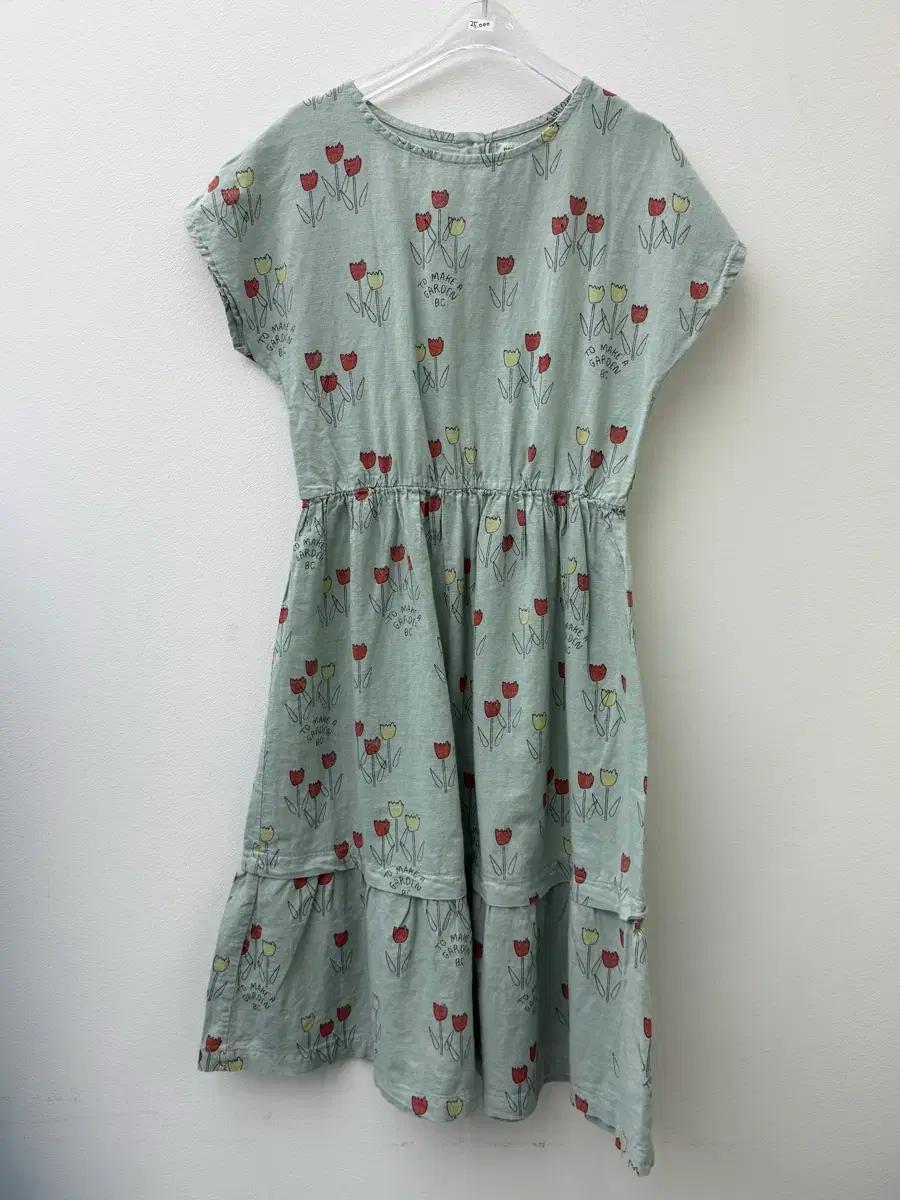 BOBO CHOSES 꽃무늬 여아 원피스 122