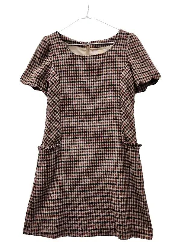 MINIMUM MINIMUM 모리걸 체크 베이지 원피스 2