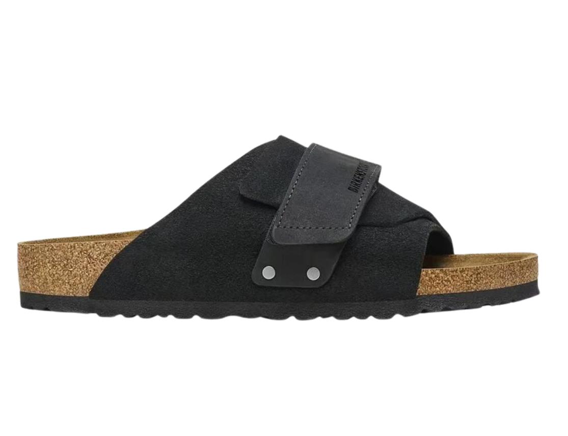 버켄스탁 교토 누벅 스웨이드 블랙 - 내로우 (265mm / EU 41)