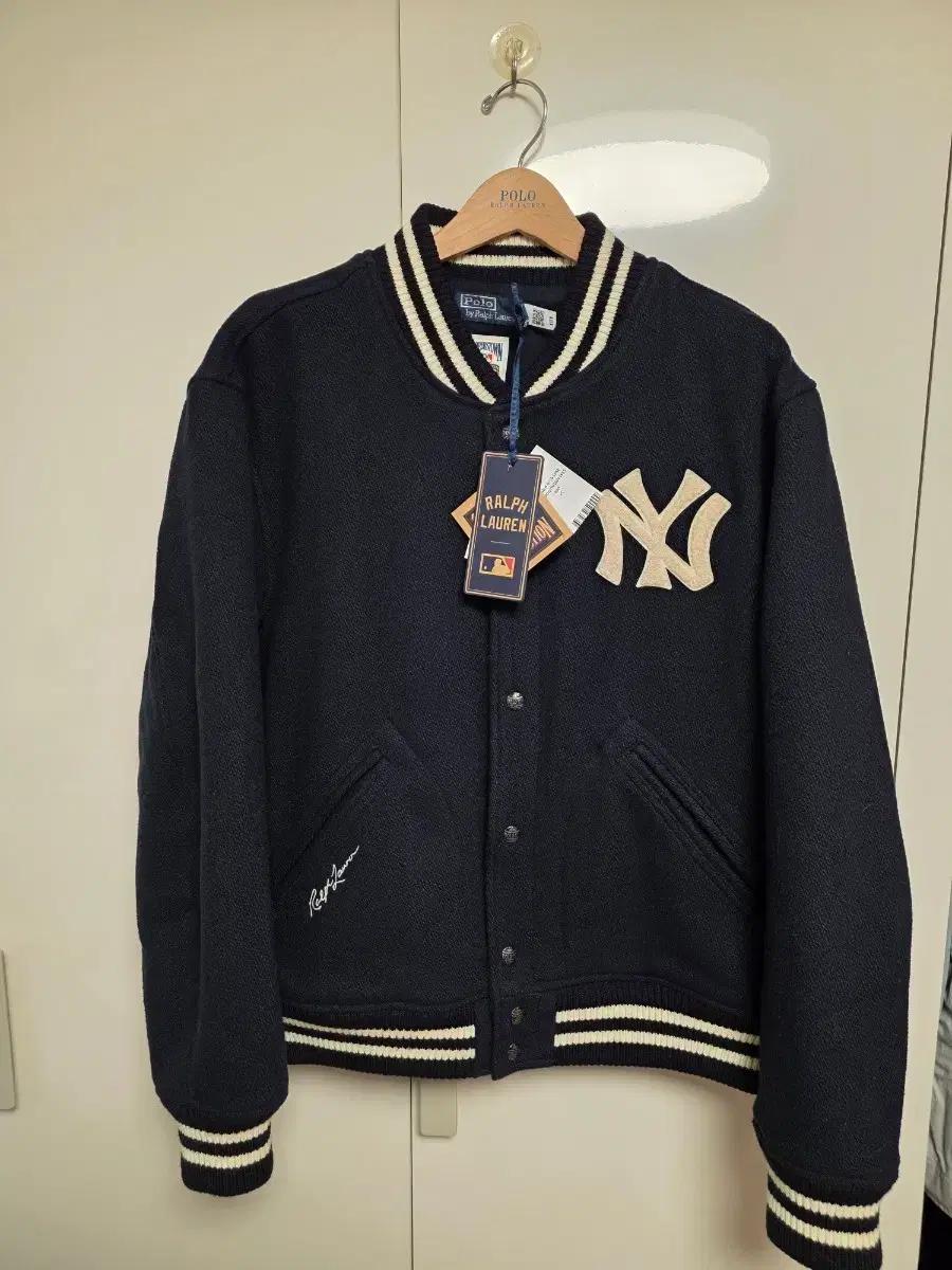 폴로랄프로렌 25FW 양키스 울 바시티 XL