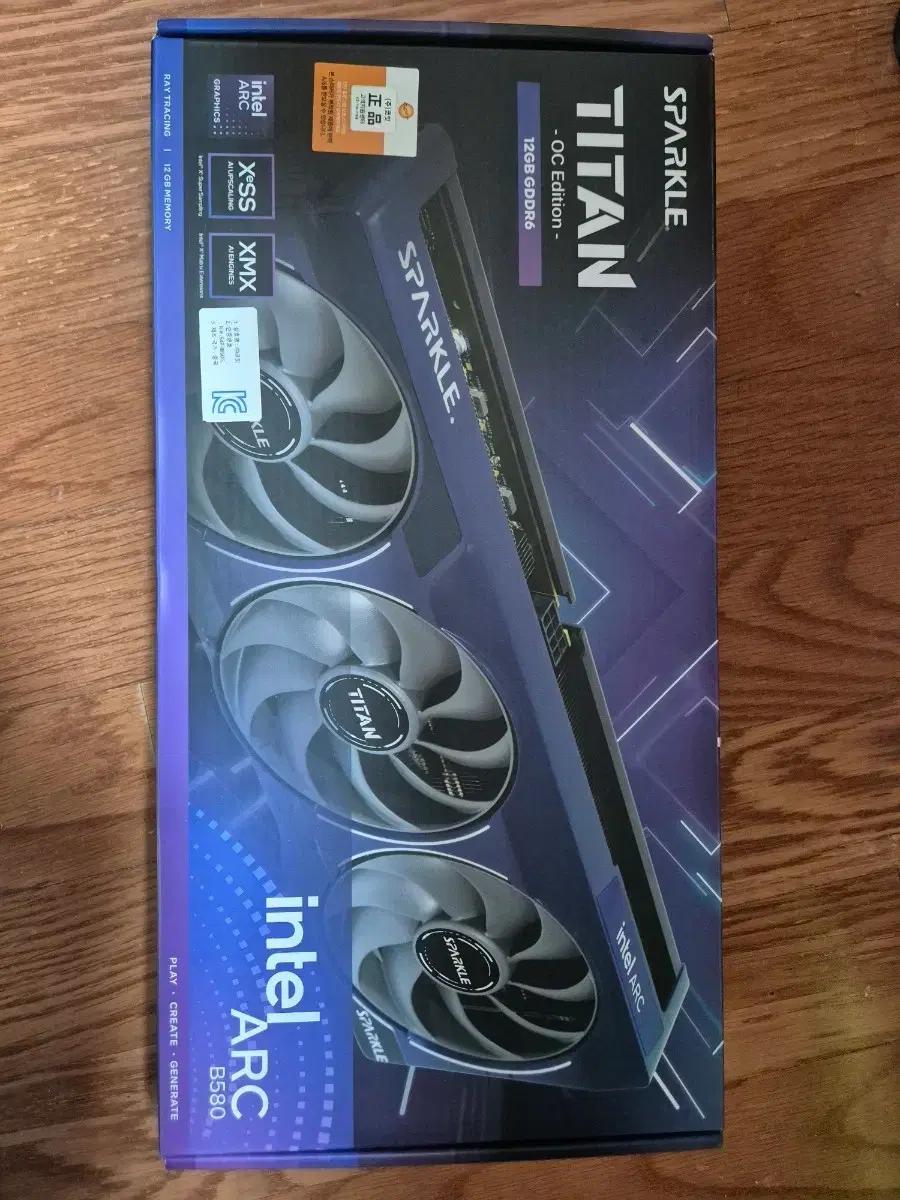 (미개봉)스파클 Intel ARC TITAN B580 12GB 그래픽카드