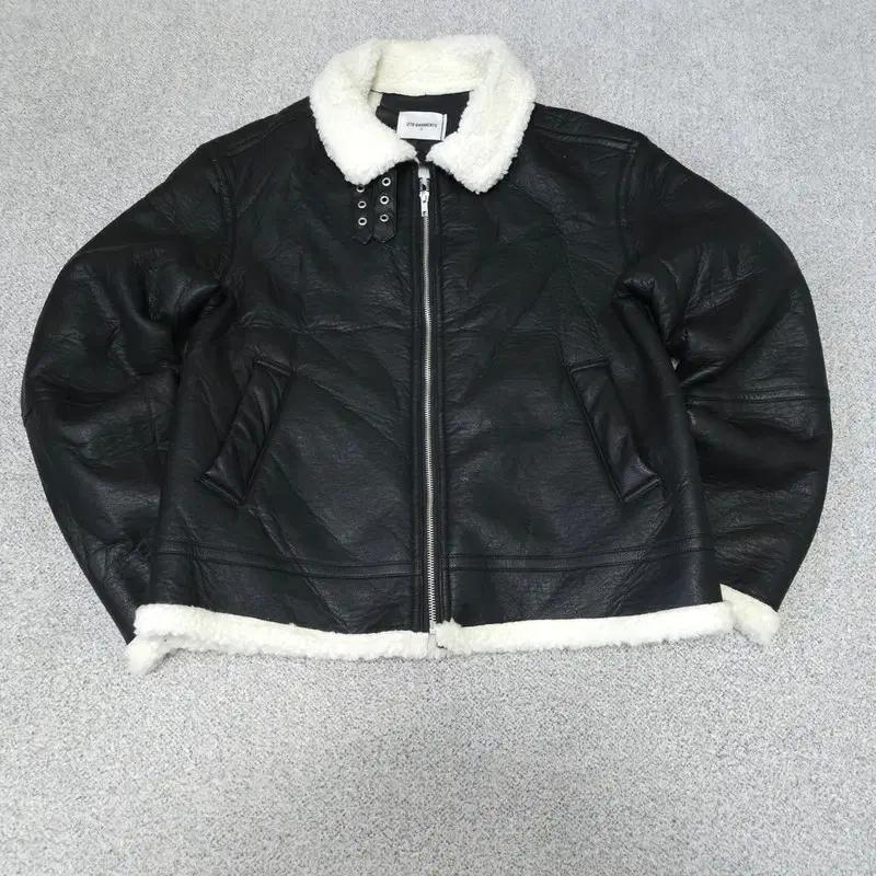 [SMALL] 새상품 QT8 GARMENTS 무스탕 점퍼 자켓