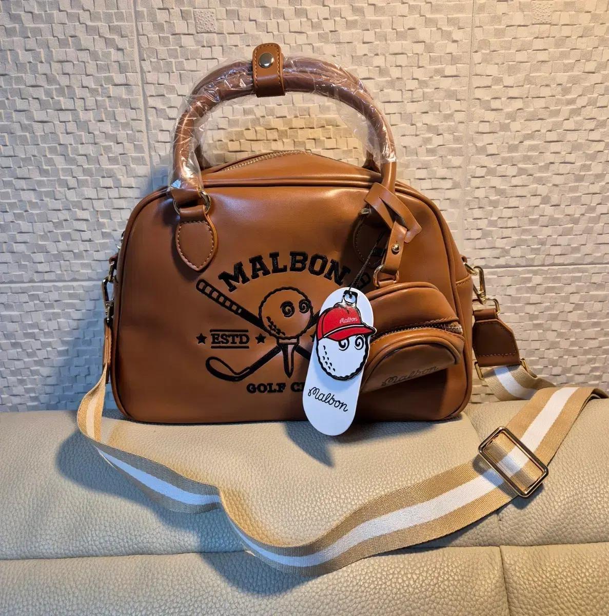 말본 골프 가방 브라운 (새상품)