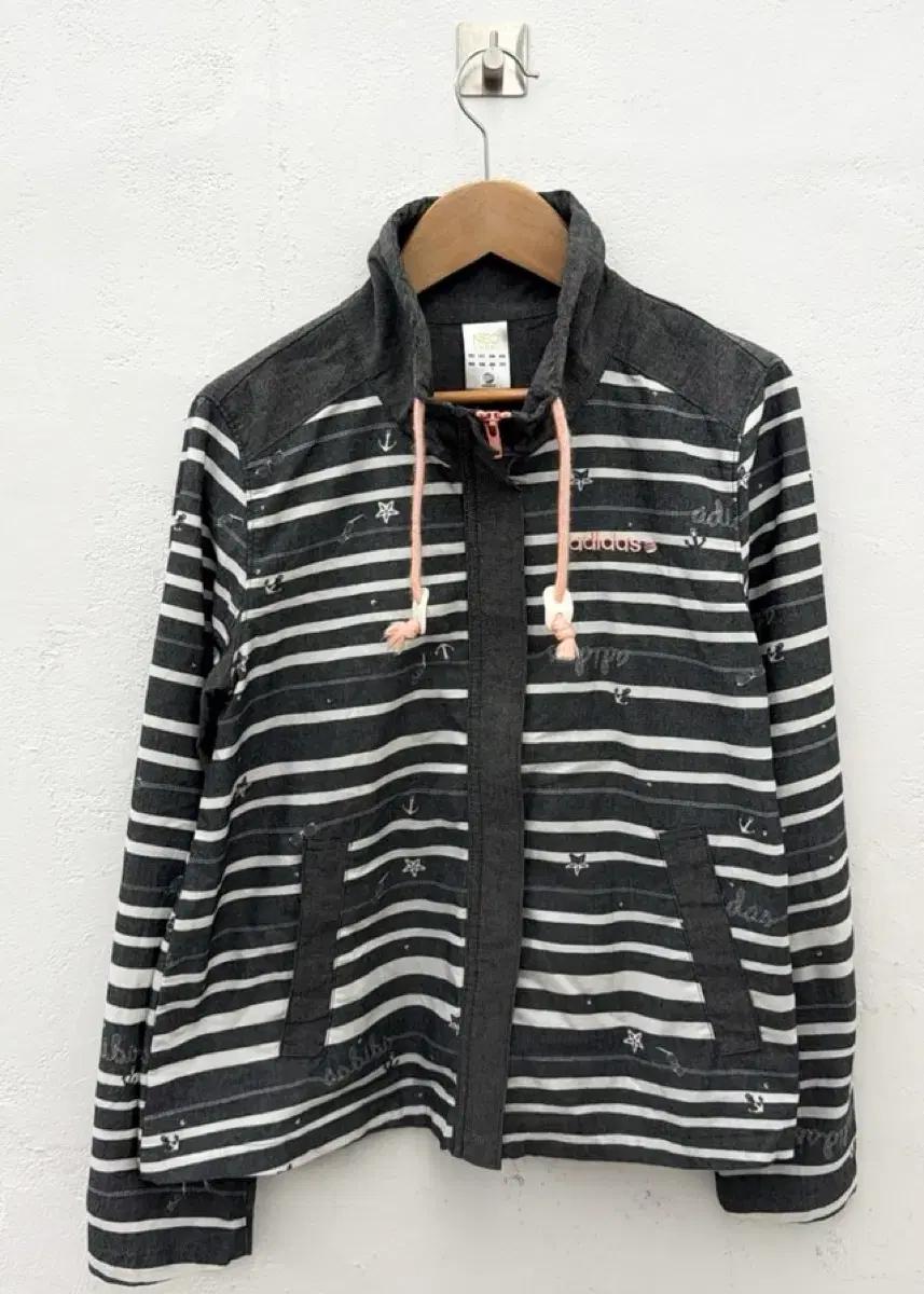 아디다스 스트라이프 코튼 자켓