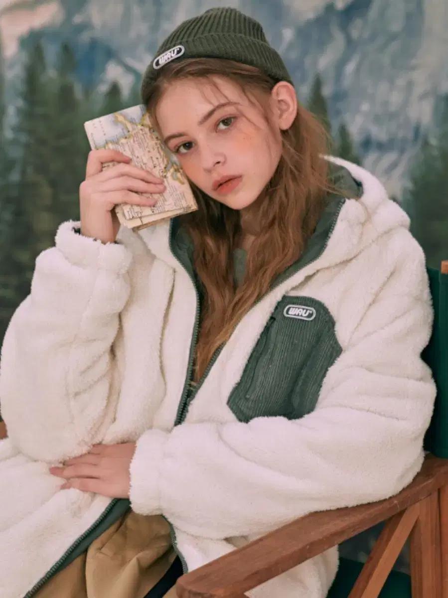 후아유 리버서블 후리스점퍼 뽀글이자켓