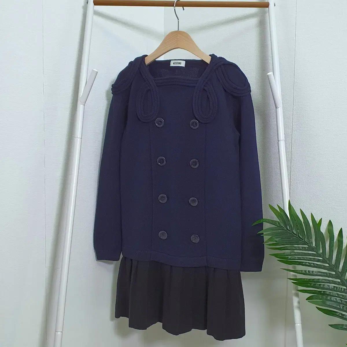 모스키노 더블케이블 니트원피스