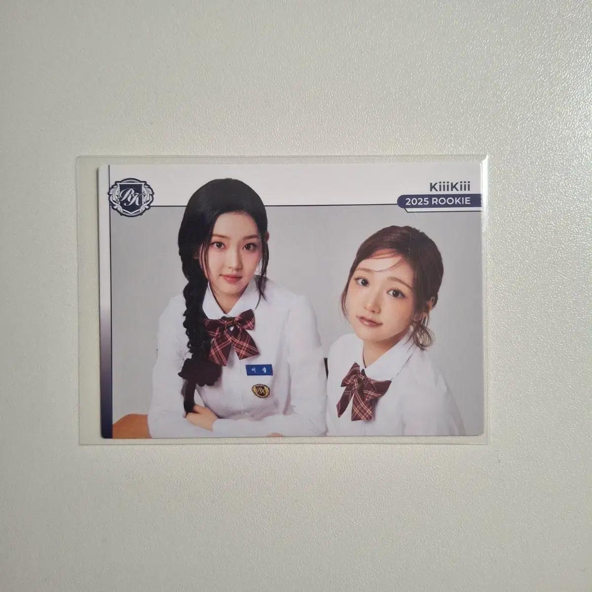 테레카 키키 교복 ver. 지유&이솔 베이스카드