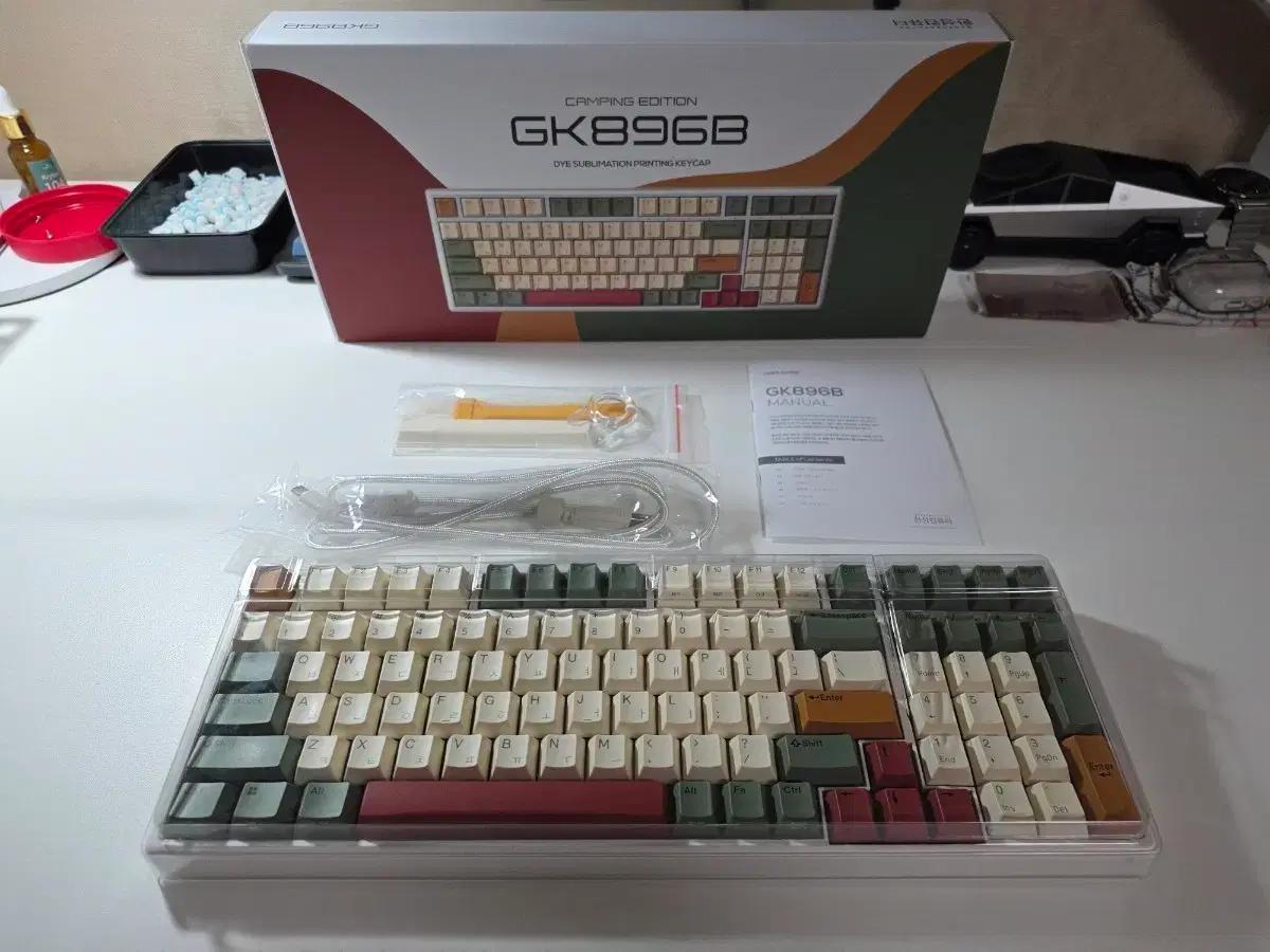 한성 GK896B 노뿌 무접점 풀윤활 35g 캠핑 에디션 키보드