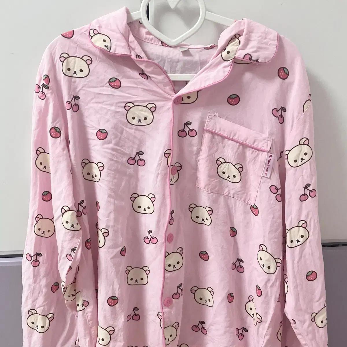 코리락쿠마 스파오 잠옷 M 쿠마들의 자유시간 긴팔 파자마 홈웨어