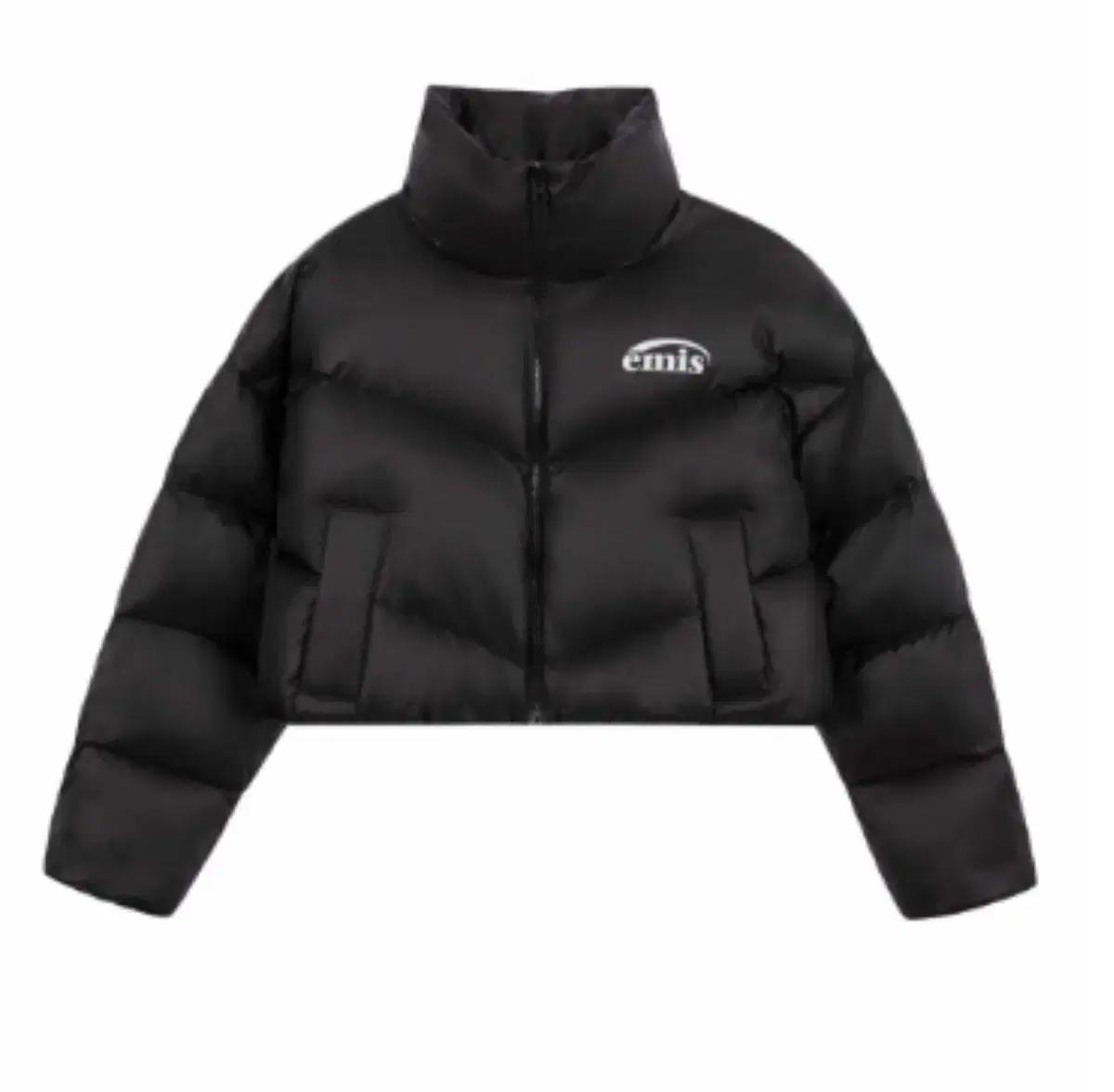 이미스 emis 덕다운 크롭 숏 패딩 s