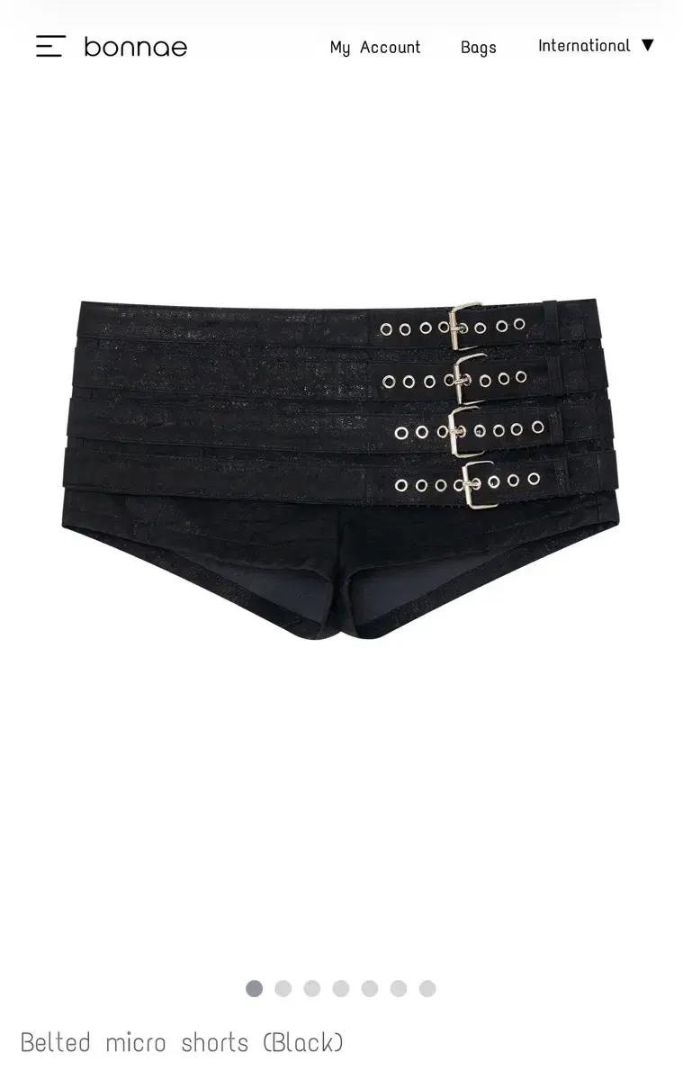 구해요) bonnae 본네 벨트 장식 블랙 반바지 구합니다