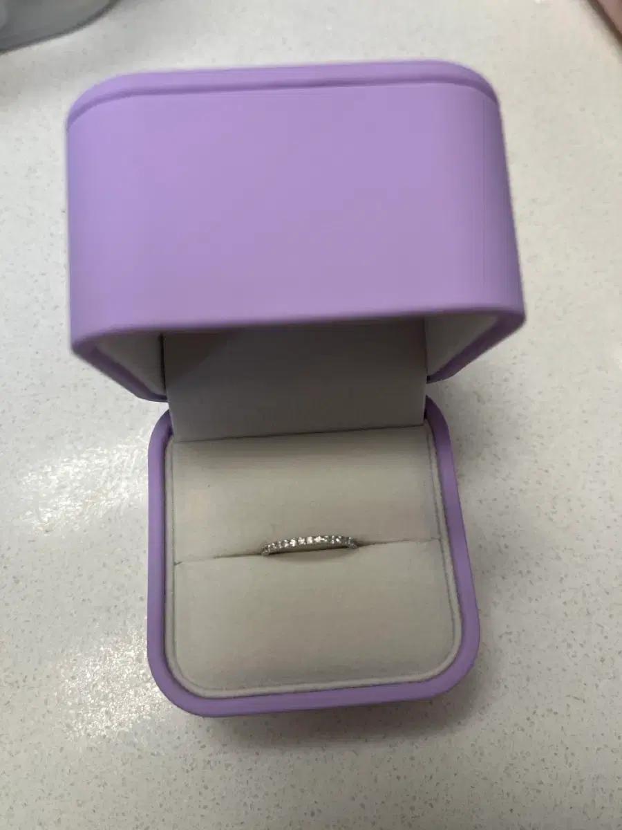 골든듀 디어니스 1P 18K 화이트골드 가드링 5호