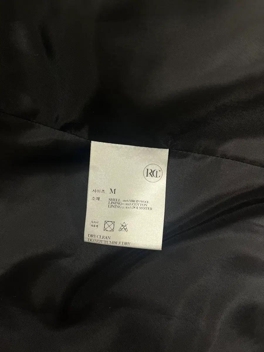 렉토 오버핏 블랙 더블 버튼 자켓 M