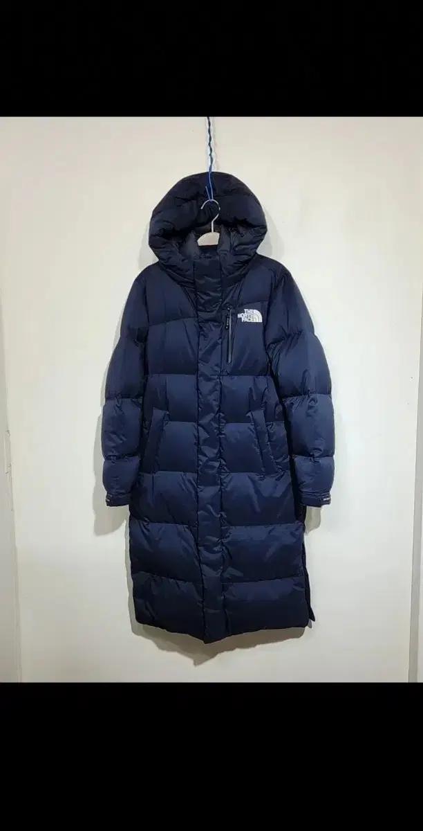 (S) 노스페이스 구스다운 롱패딩 점퍼 네이비 거위털 패딩코트