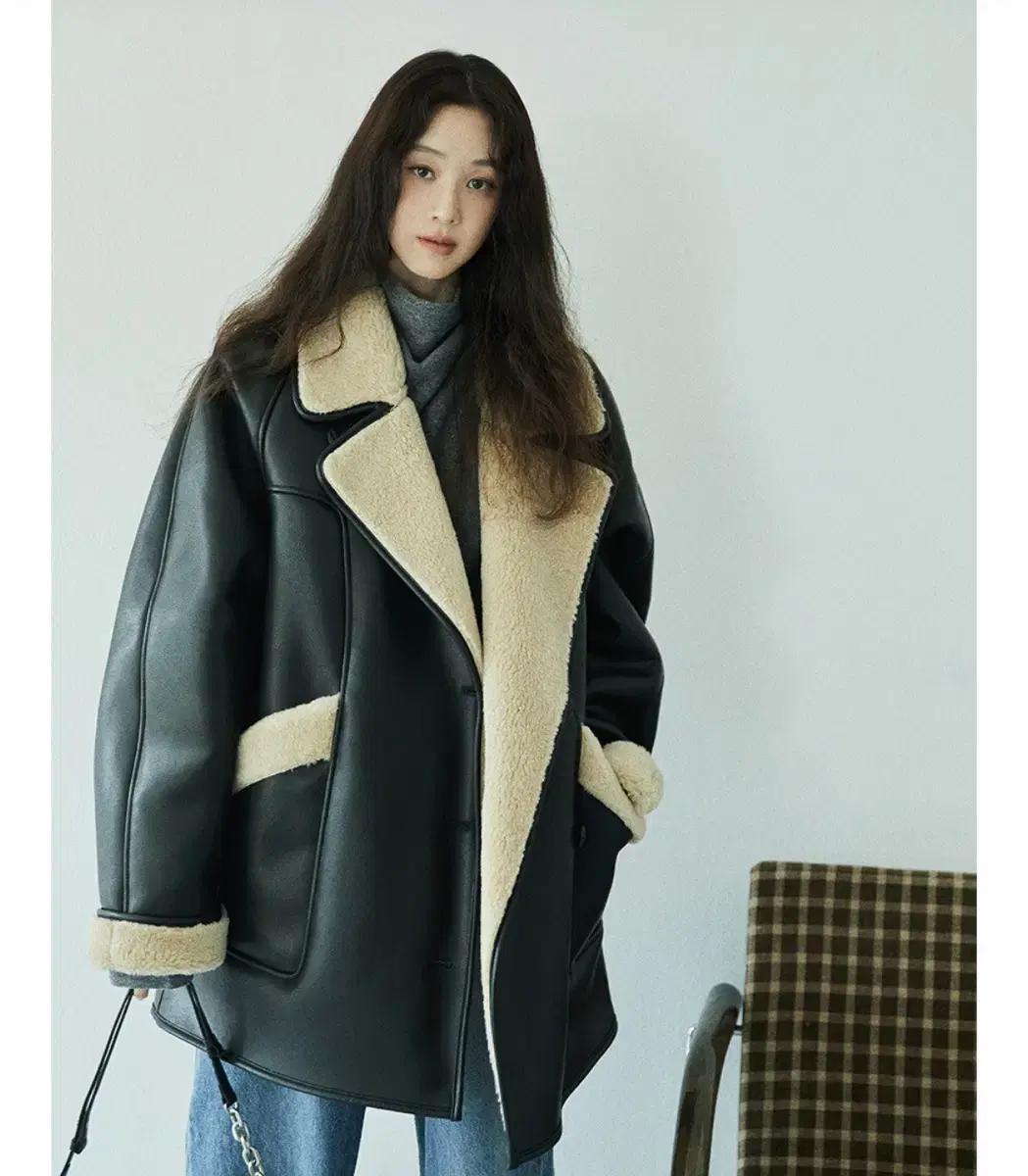 루에브르 무스탕 새상품 가격제안주세용