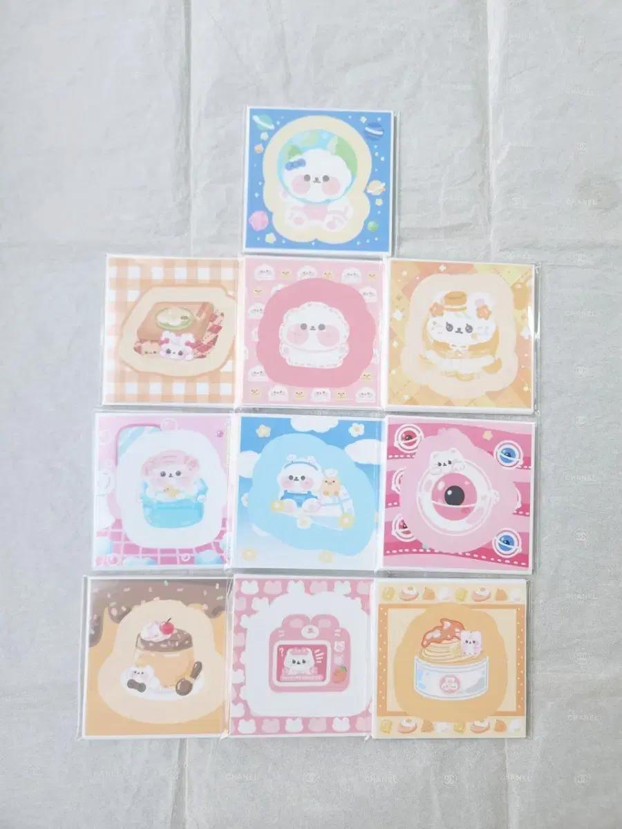 솜솜즈 솜냥이 도무송 10세트 일괄