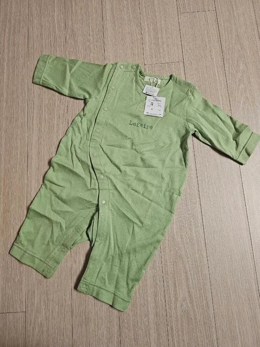 (일본)Lefaire 아기 롬퍼 그린 70 새상품