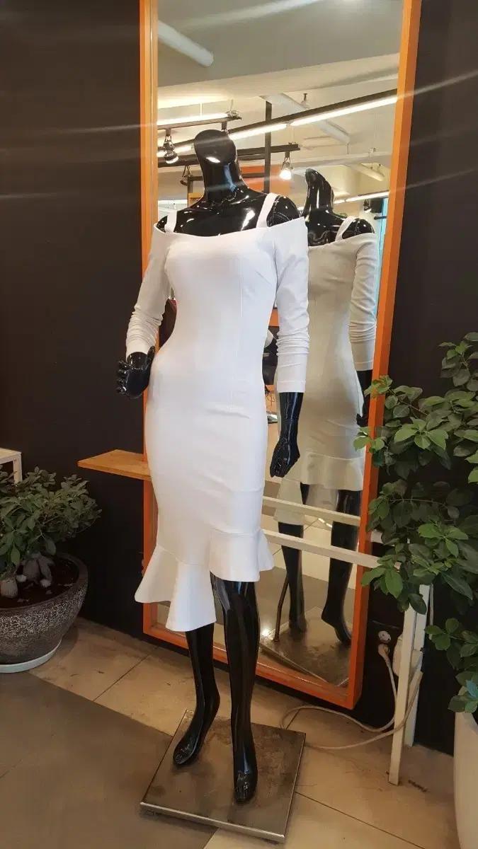 [마른55]겨울 오프숄더 홀복원피스