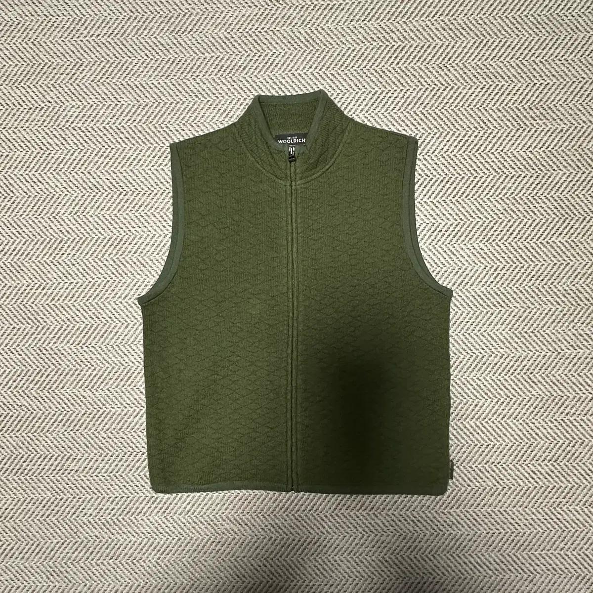 WOOLRICH women zipup knit vest
