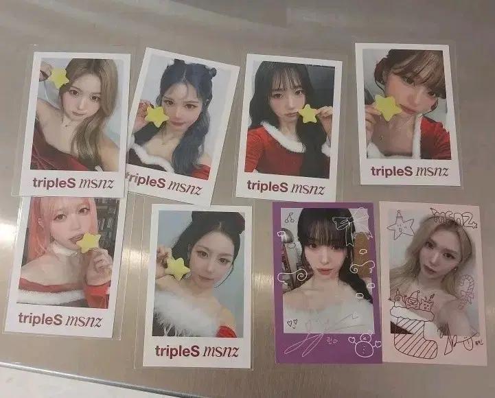 트리플에스 에버라인 팝업 특전 폴라 포카 포토카드 교환