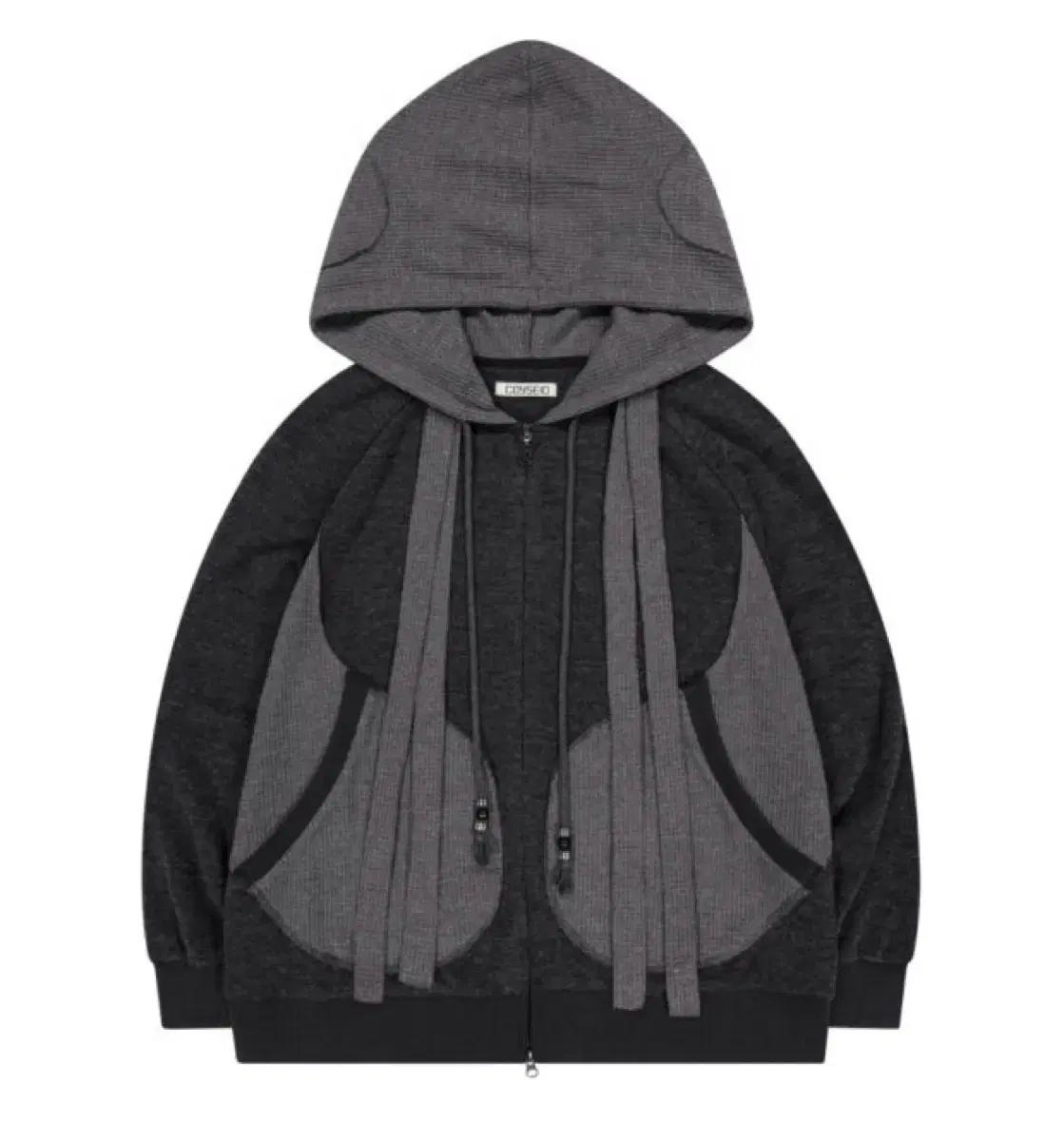 코이세이오 이어머프 후드집업 차콜
