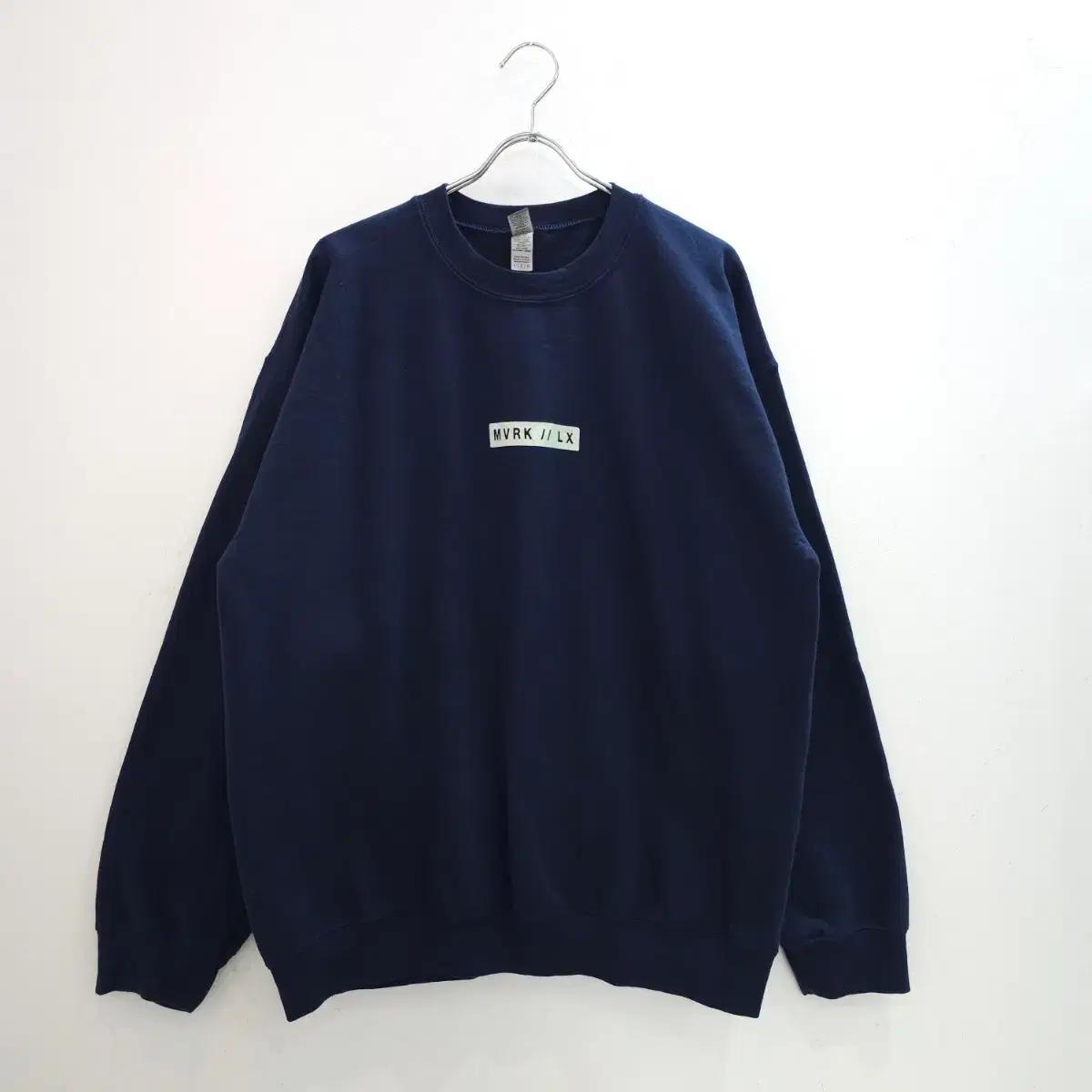 길단 백프린팅 맨투맨 기모 스웻셔츠