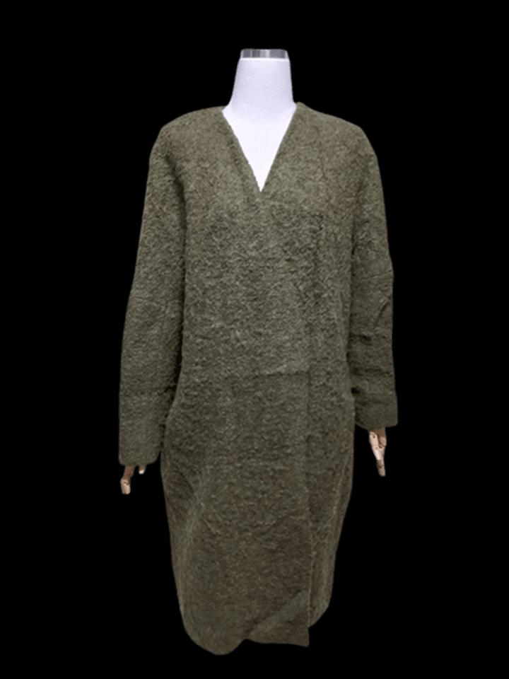 프랑스브랜드 바네사브루노 정품 알파카소재 여성 여자모직롱코트자켓84-70