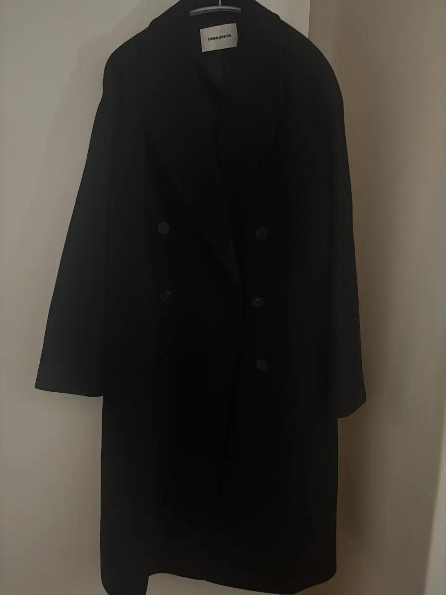 인사일런스 캐시미어 더블 롱코트