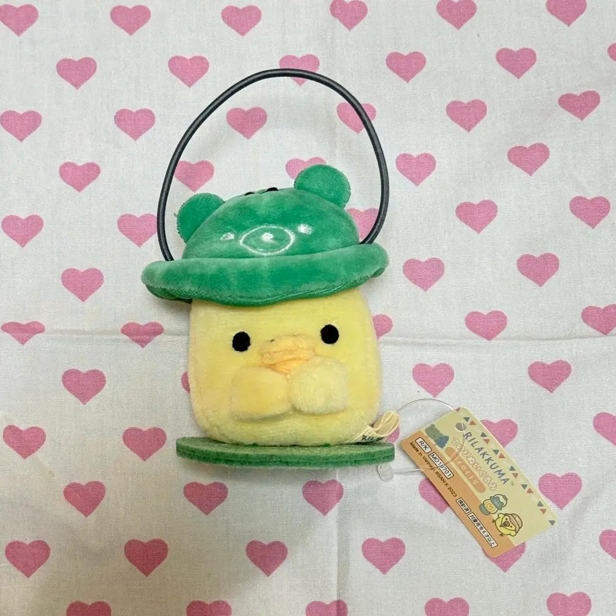 고전 리락쿠마 코모레비 캠프 램프 키이로이토리 테노리 인형