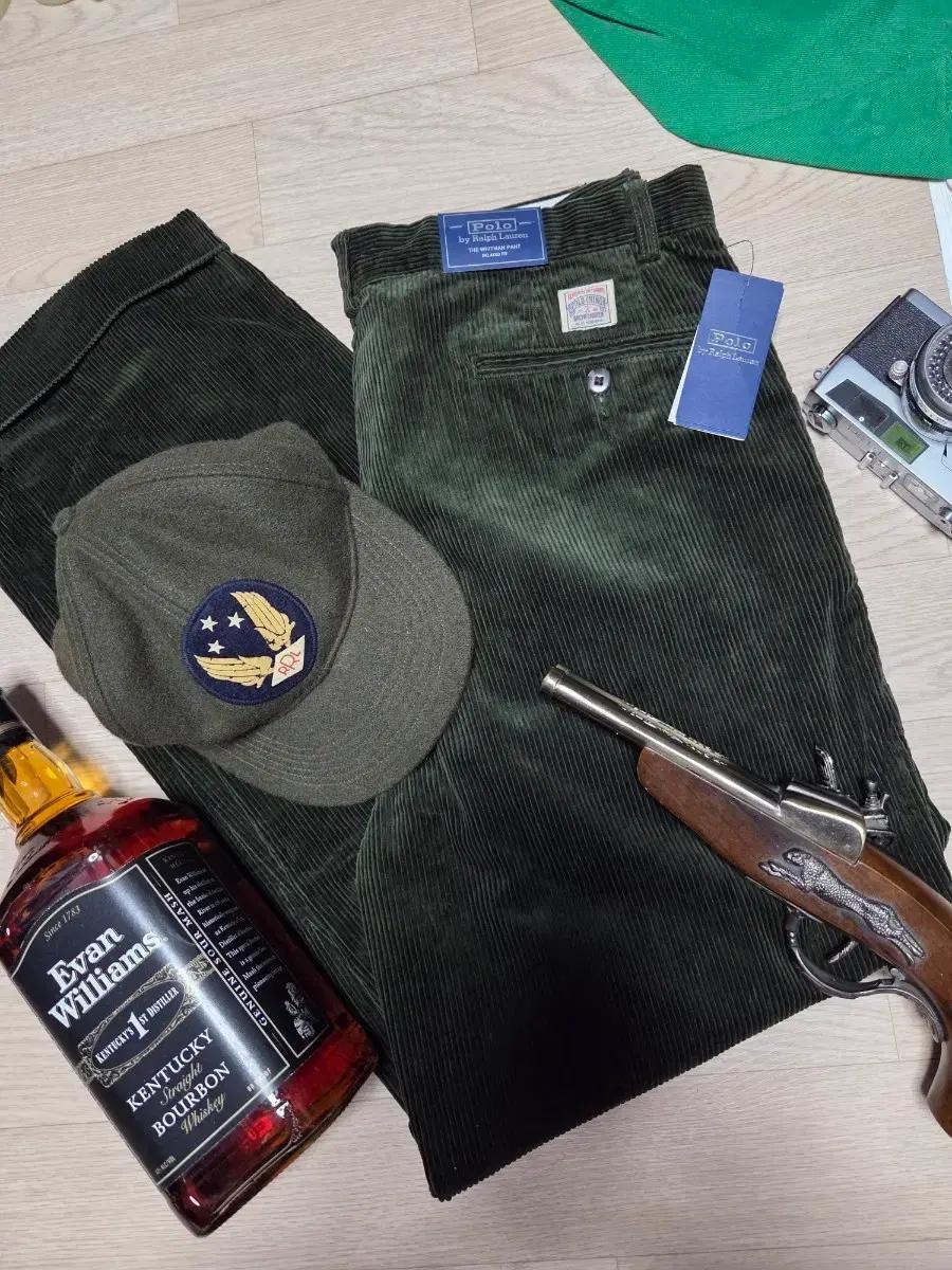 (새상품)POLO RALPH LAUREN 카키 그린 팬츠 면바지 슬랙스