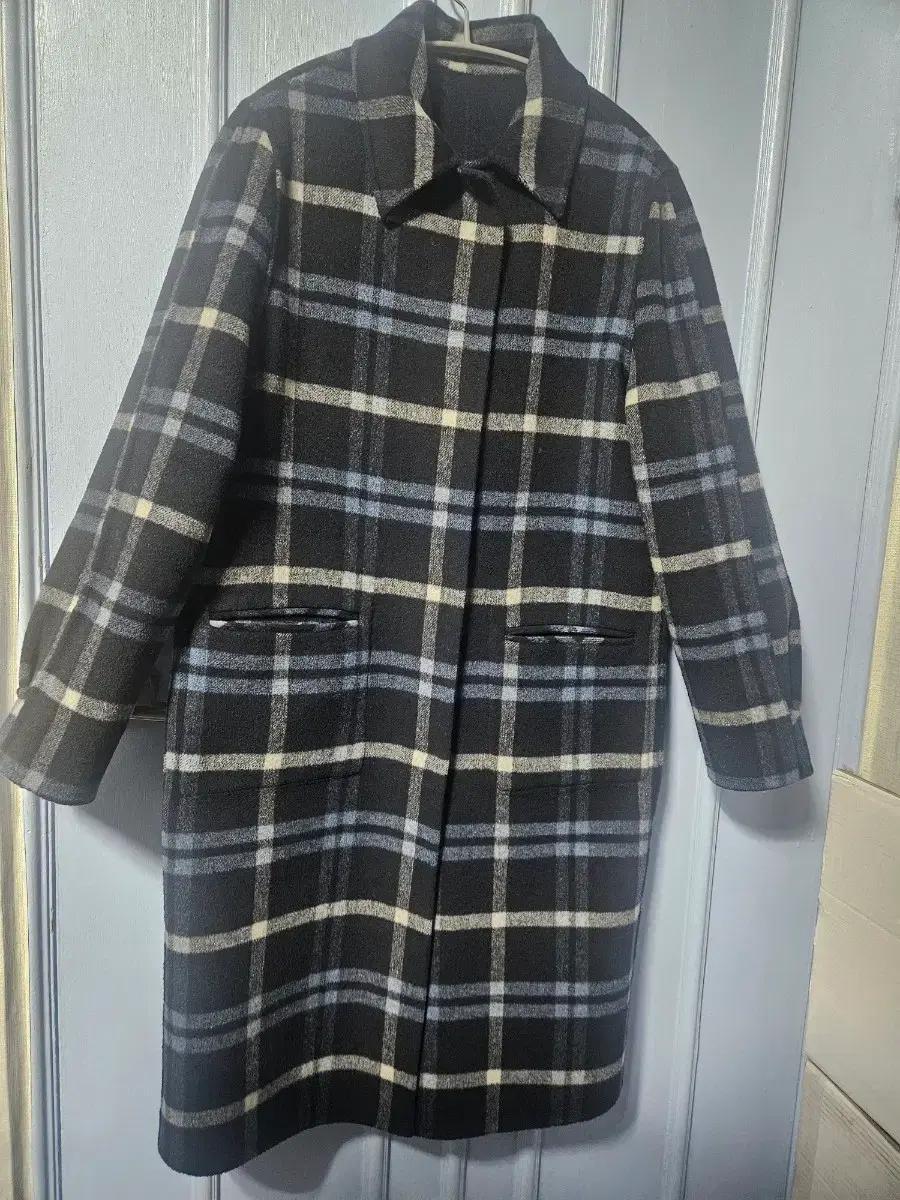 리버시블 캐시미어함유 롱 코트 새상품