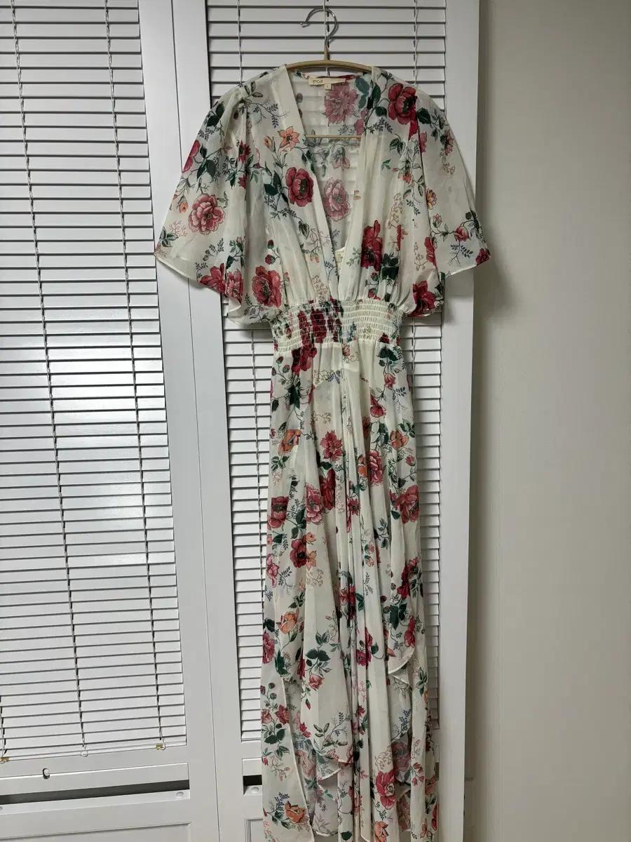 마쥬 플로럴 롱 원피스 maje