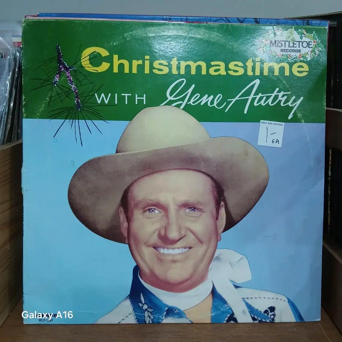 진 오트리 Christmastime LP 레코드