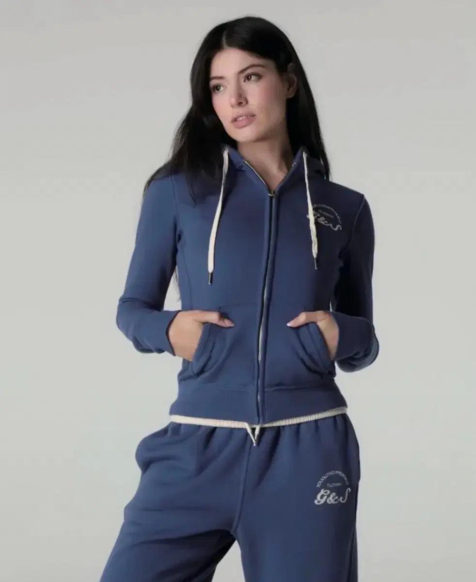 글로니 볼드 크롭 y2k 후드집업