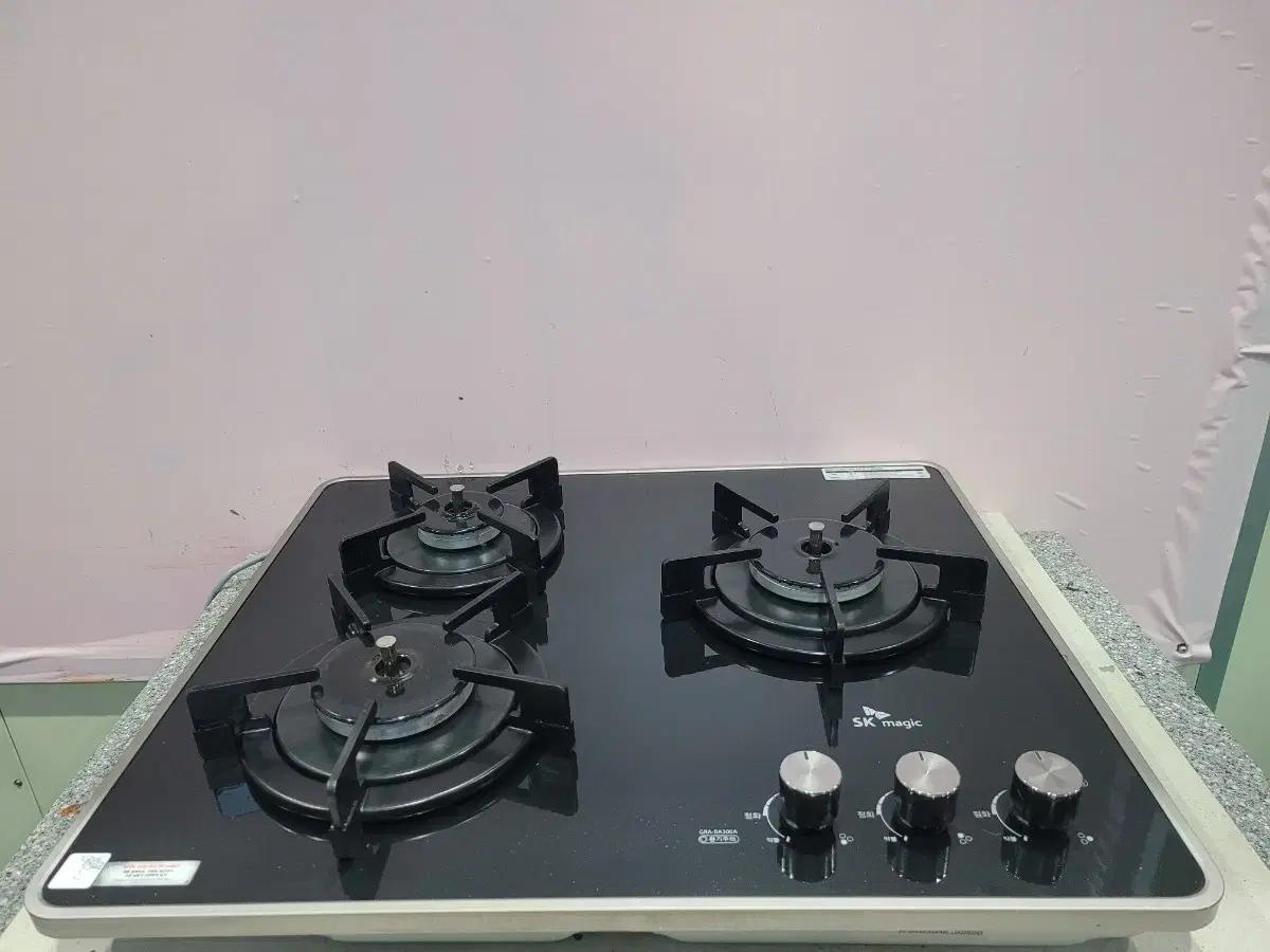 3-82 SK 매직3구 빌트인 가스레인지 560* 480