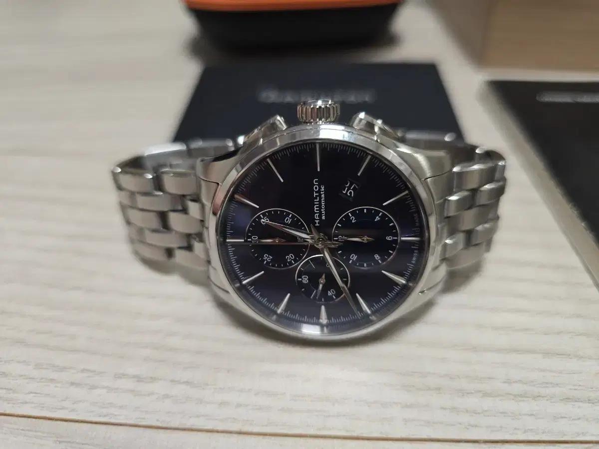 해밀턴 재즈마스터 크로노 청판 오토신형 백화점 성골 풀셋 판매