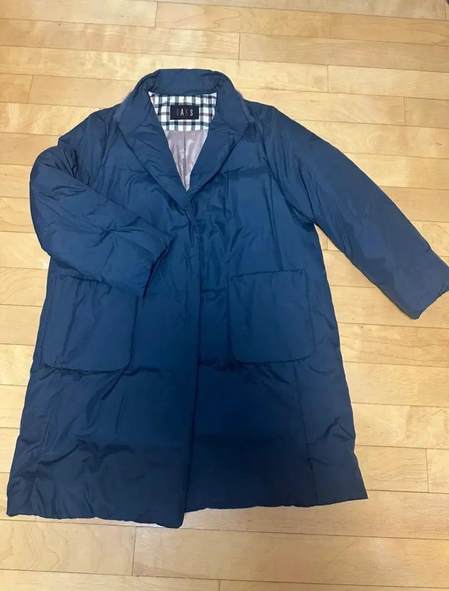 닥스여성 네이비 롱 다운 코트 97사이즈(66)