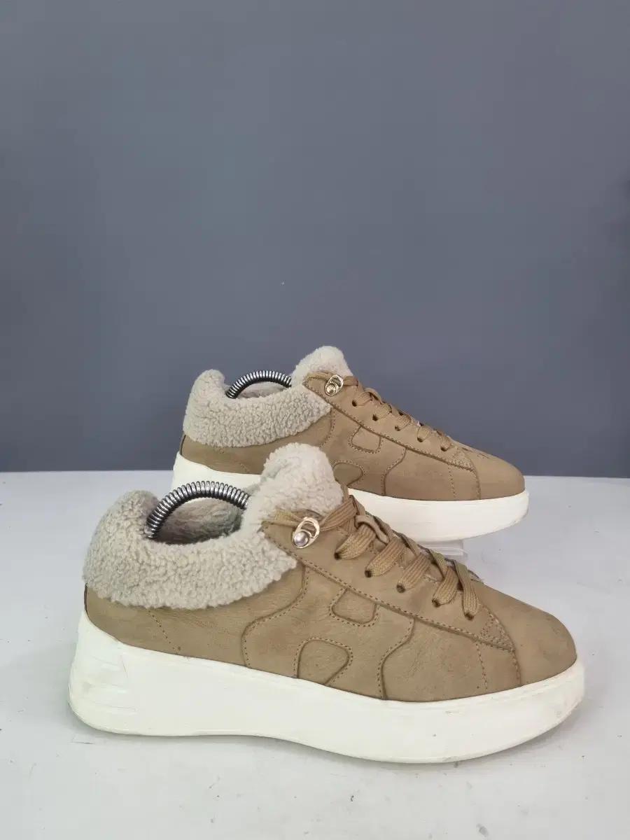 효자빈티지 245 호간 로고 털부츠