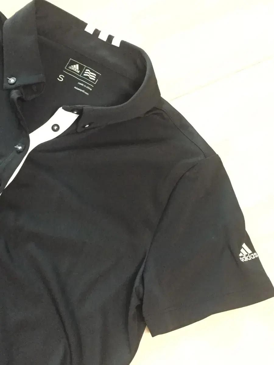 아디다스 블랙 폴로티 S