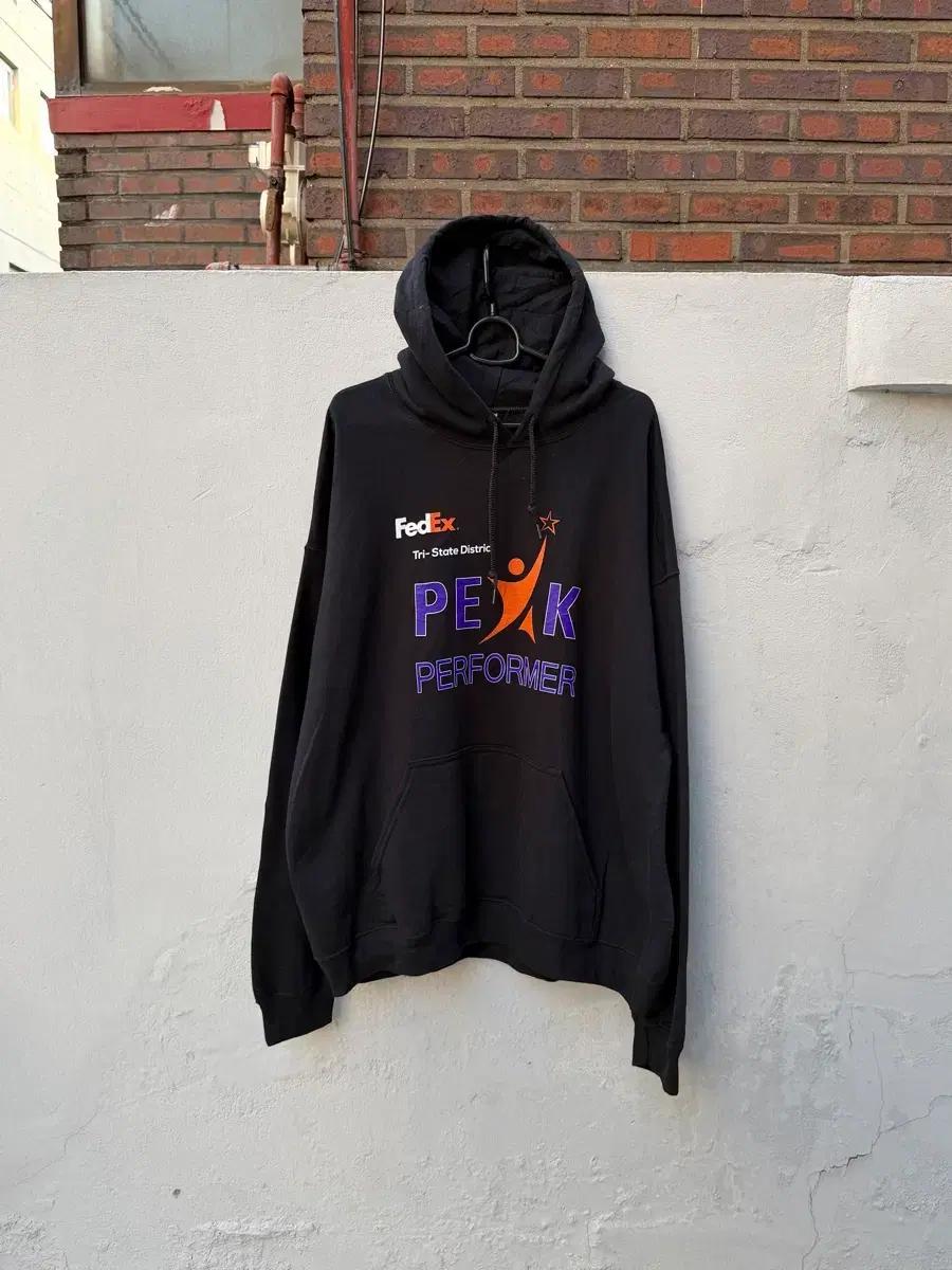 FedEx 페덱스 빈티지 아카이브 기모 후드티 길단
