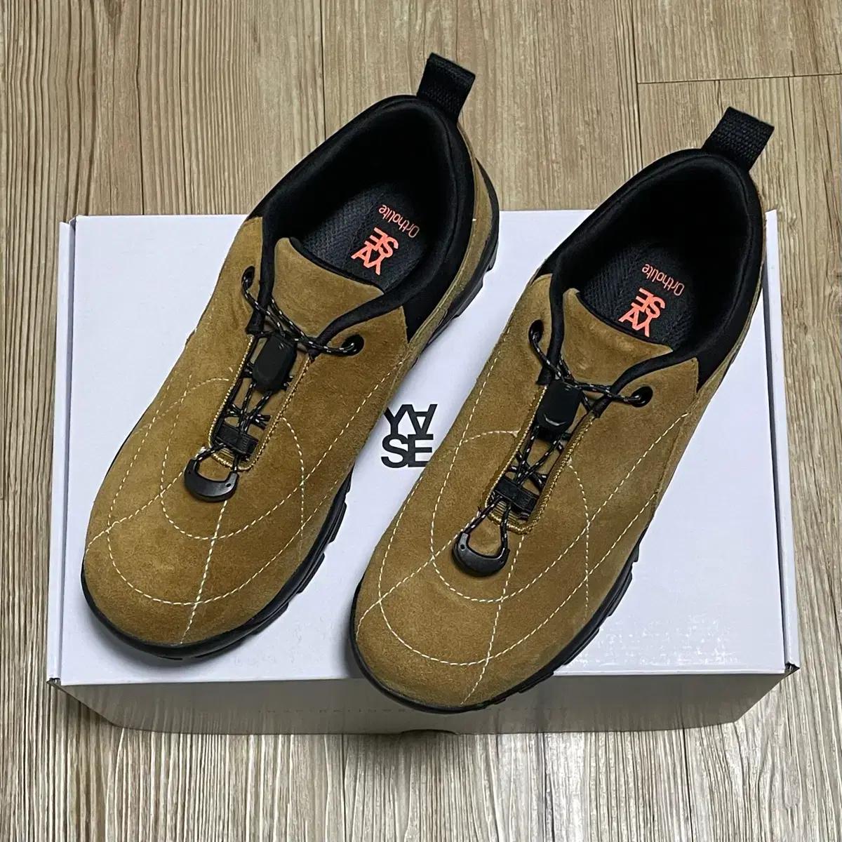 야세 포레스트 하이킹 슈즈 머스타드 255