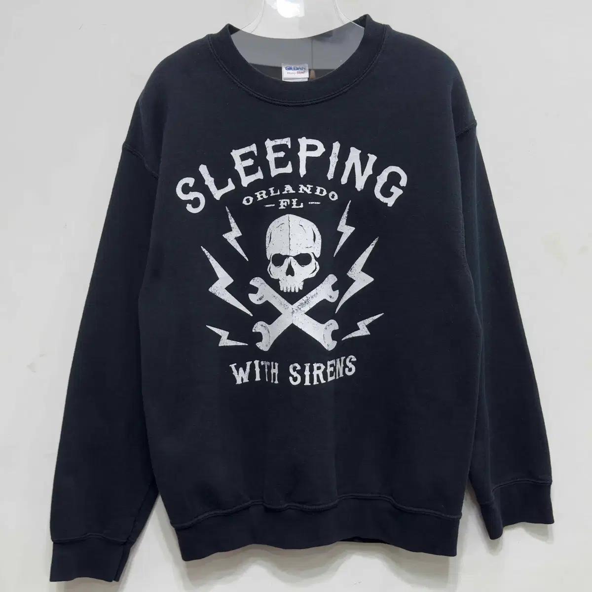 길단 스컬 스웻셔츠 맨투맨