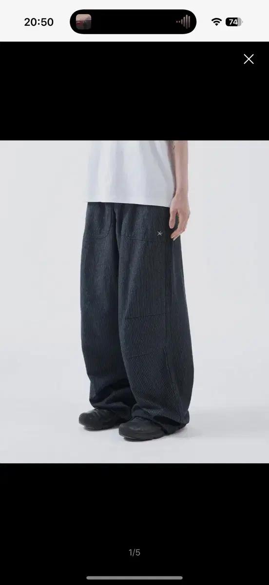 더콜디스트모먼트 starfish pin stripe pants
