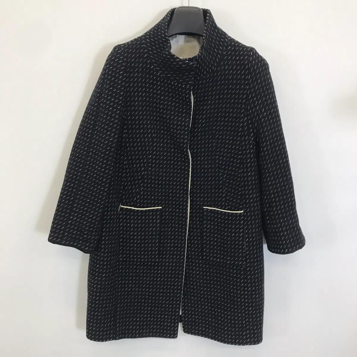 KUHO 구호 체크패턴 모직코트 [여성55]