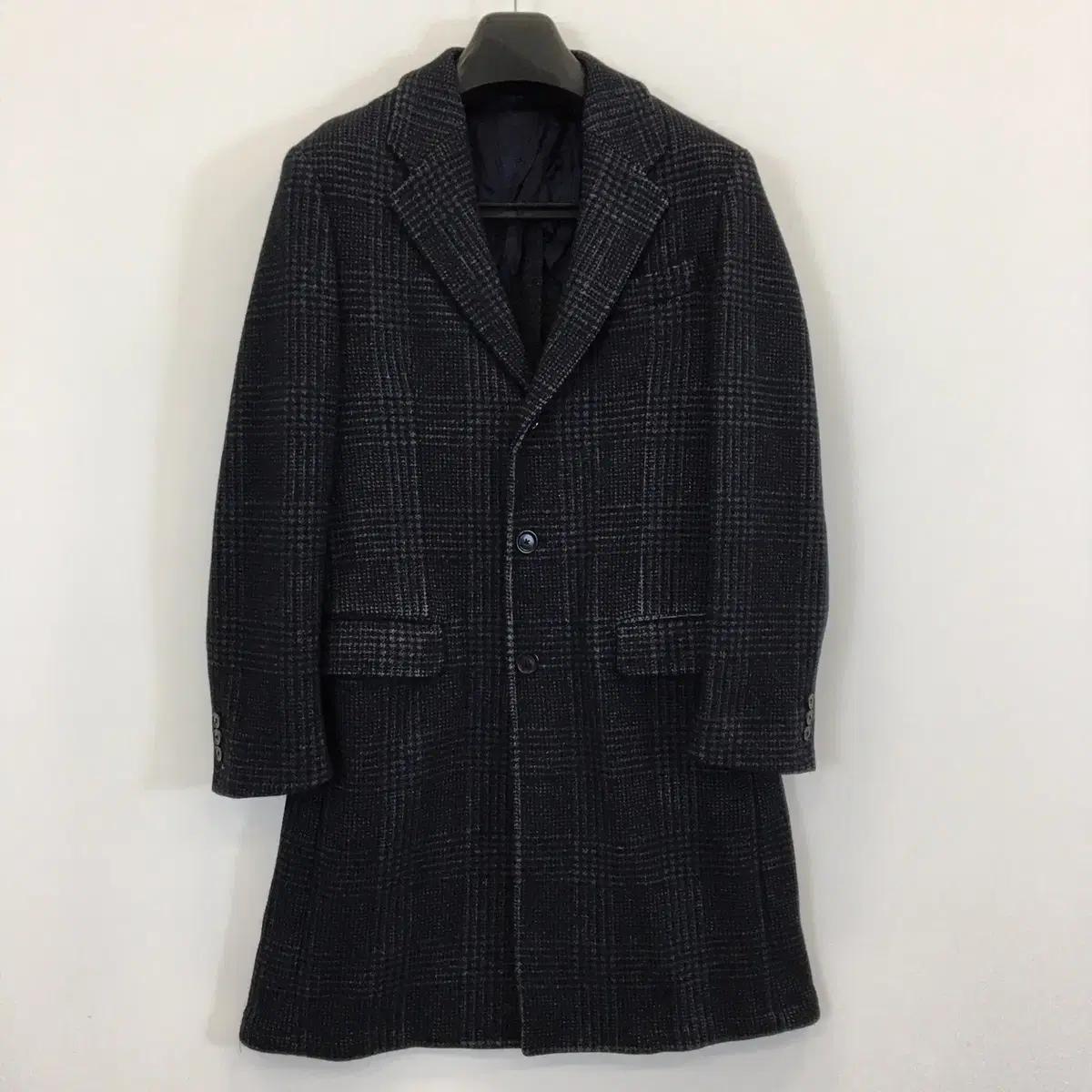 마시모두띠 이탈리안 울 체크코트 남성 95