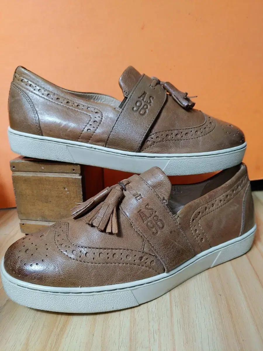 (이태리)A.S98천연가죽 태슬 스니커즈(추천230)