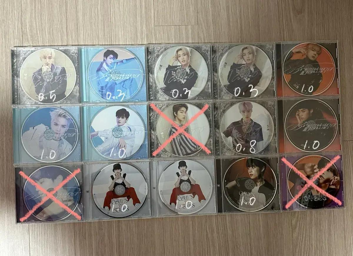 더보이즈 일본 cd 브킹던, 쉬더보스 등등