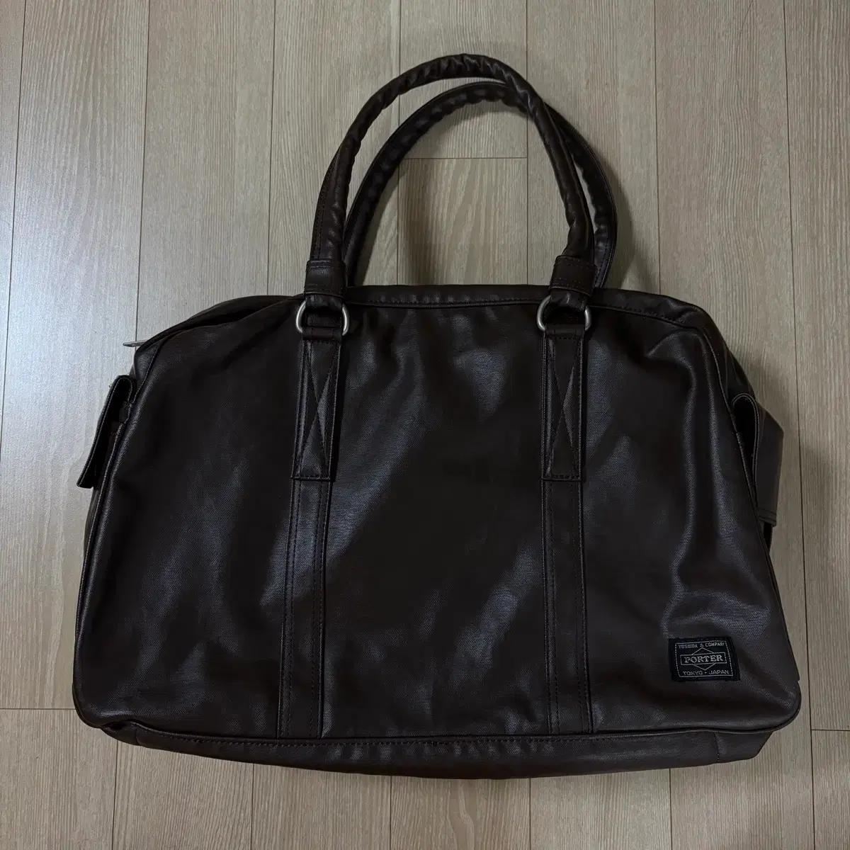 요시다포터 porter 프리스타일 보스턴백 브라운