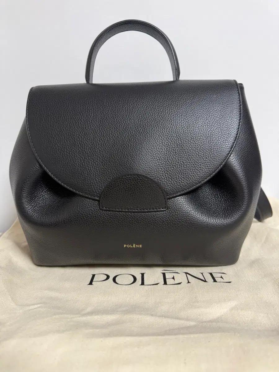 (새상품)폴렌느 누메로 앙 넘버원 블랙 토트백