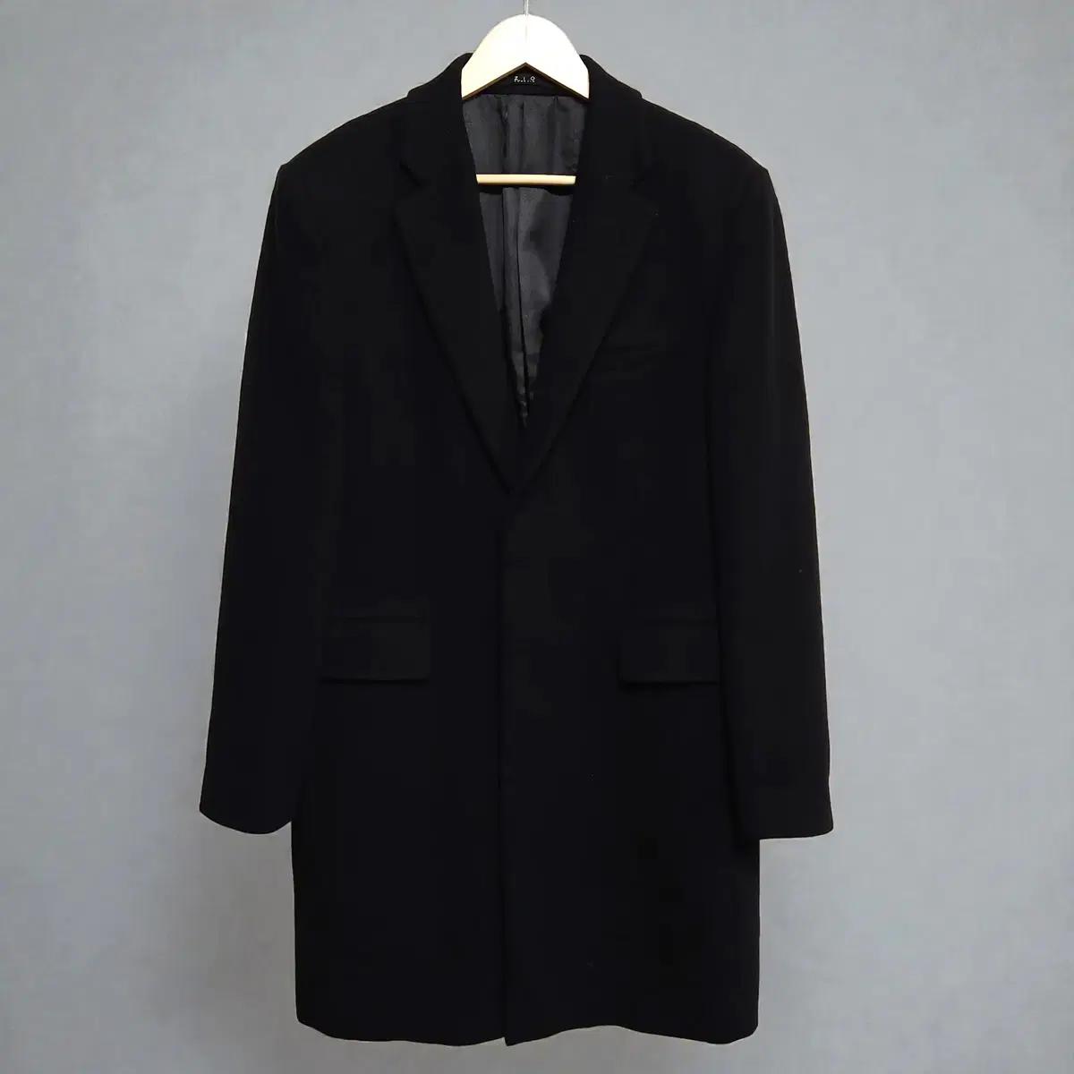 100~105)지오송지오 캐시미어 코트 블랙